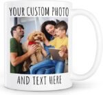 Personalized Ceramic Coffee Mug – Custom Photo, Logo & Text Mug (Bundle of 12)